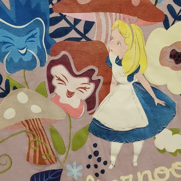 All in the Golden Afternoon Alice In Wonderland Disney short sleeve graphic tee - Picture 4 of 5